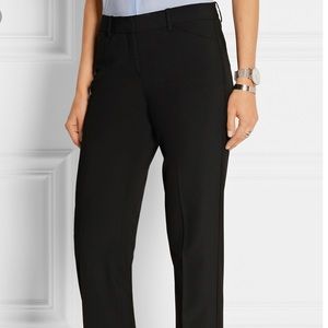 Theory Black Wool Trouser Dress Pant